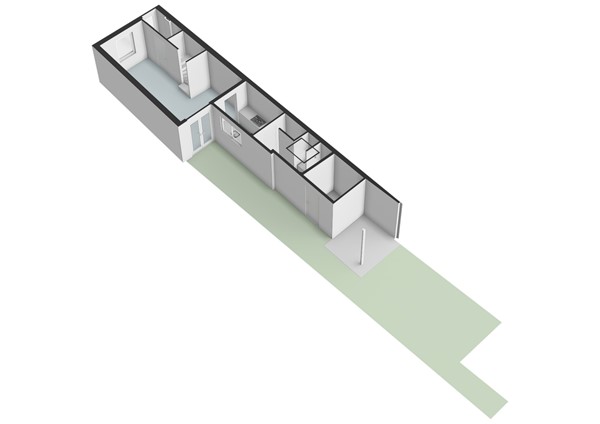 Floorplan - Pioenstraat 18, 2313 BM Leiden